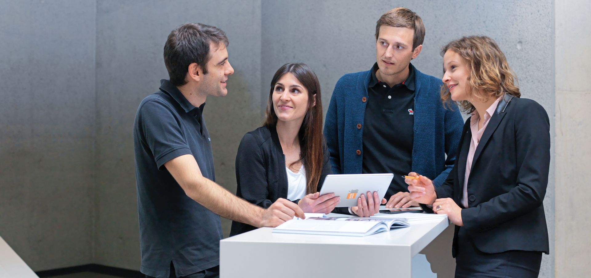 TRUMPF graduates talking